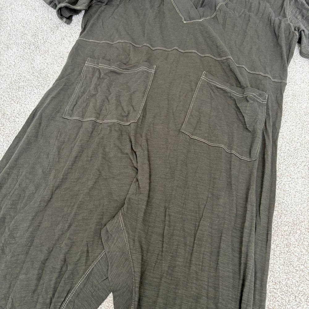 Natural Life Charlie Jumpsuit Womens L Gray Cotton Lightweight Relaxed Casual - Picture 3 of 6